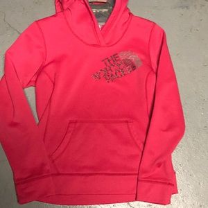 Pink North Face Hoodie
